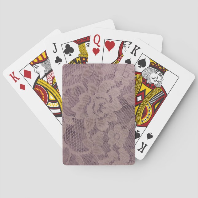 Jeu De Cartes Dentelle de lavande (dos)