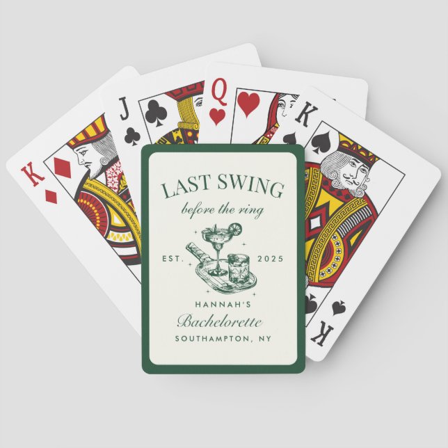Jeu De Cartes Dernier Swing Avant Le Week-End De Bach De Pickleb (dos)