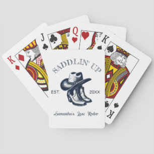 Jeu De Cartes Dernière chinoiserie bleue de rodéo pour enterreme