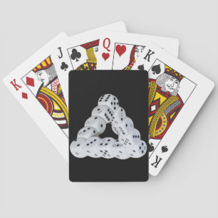 Jeu De Cartes Dés d'illusion optique