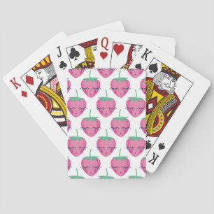 Jeu De Cartes Des fraises endormies, mignonnes motifs.