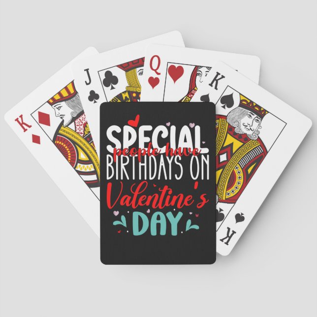 Jeu De Cartes Des gens spéciaux ont des anniversaires pour la Sa (dos)