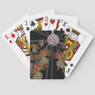 Jeu De Cartes Des Mouches À Fruit Dansent Sous Le Boule Disco