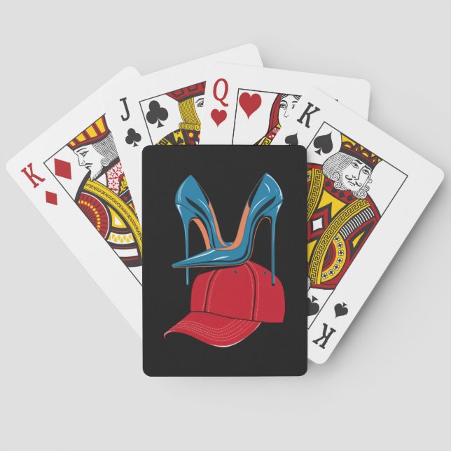 Jeu De Cartes Des talons sur l'élection Casquette de Red MAGA 20 (dos)