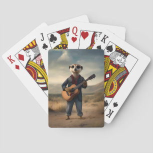 Jeu De Cartes Desert Blues : Une confiture de guitare Denim de M