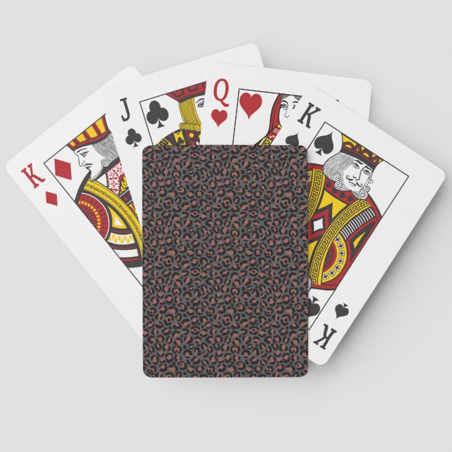 Jeu De Cartes Design classique série Leopard 2 (dos)