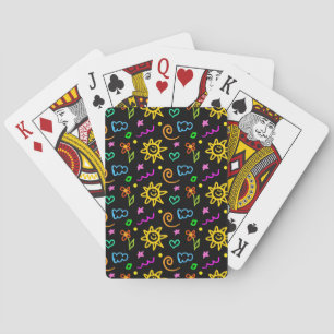 Jeu De Cartes Design coloré de l'arrière - plan pour les enfants