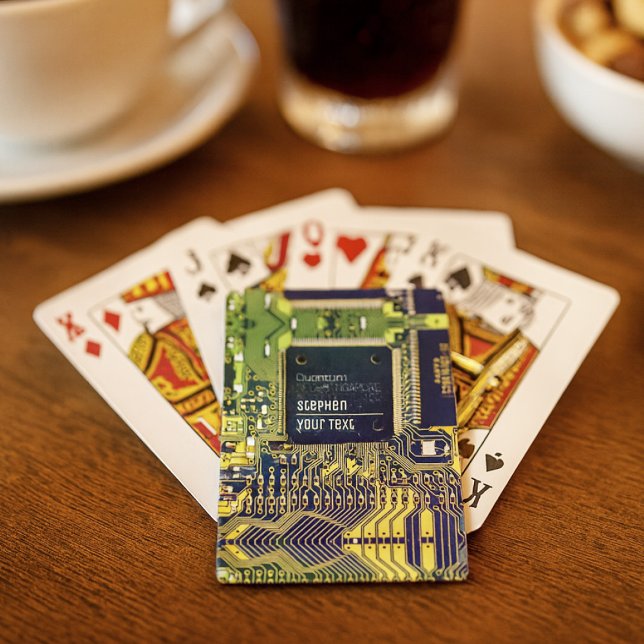 Jeu De Cartes Design de carte de circuit imprimé moderne Ajouter (Créateur téléchargé)
