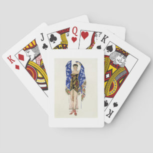 Jeu De Cartes Design de costume pour une fille dansante (litho c