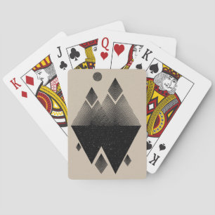 Jeu De Cartes Design triangulaire inspiré des scandinaves