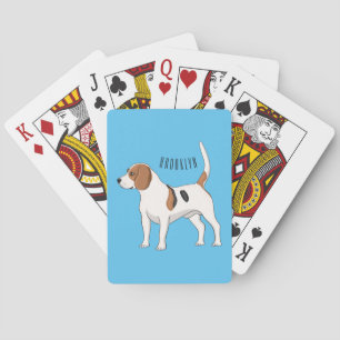 Jeu De Cartes dessin animé de chien beagle