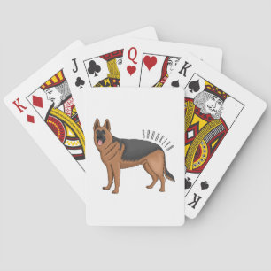 Jeu De Cartes dessin de berger allemand