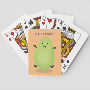Jeu De Cartes dessin de la patte papaye de Cute kawaii