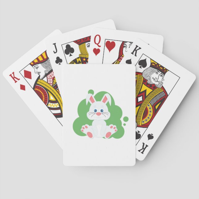 Jeu De Cartes Dessin de lapin de dessin (dos)