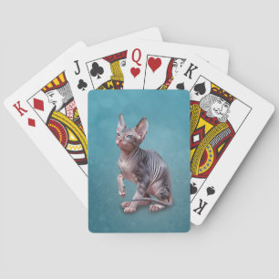 Jeu De Cartes Dessin Sphynx kitten Ordinateur portable