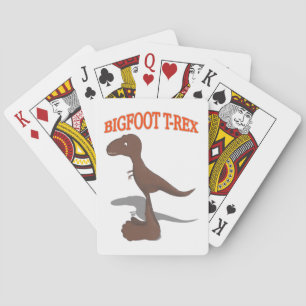 Jeu De Cartes Dessin T-Rex Bigfoot