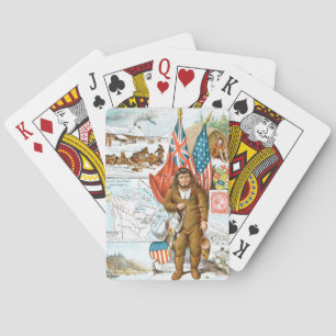 Jeu De Cartes Dessin vintage : Collage canadien