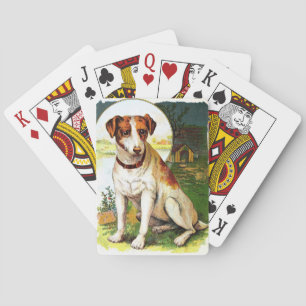 Jeu De Cartes Dessin vintage : Jack Russel Terrier