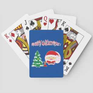 Jeu De Cartes dessous de plat en papier sapin de Noël