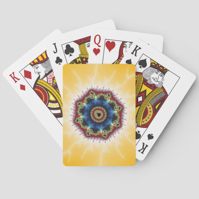 Jeu De Cartes Dessous de verre - Art fractal (dos)