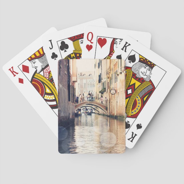 Jeu De Cartes Destinations | Venice Gondolas Photograph (dos)