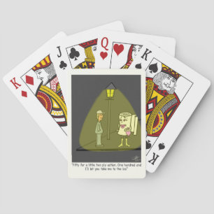 Jeu De Cartes Deux caricatures amusantes