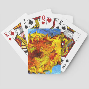 Jeu De Cartes Deux Coupes de tournesols Van Gogh