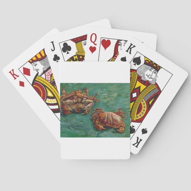 Jeu De Cartes Deux crabes par Vincent van Gogh (dos)