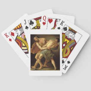 Jeu De Cartes Deux lutteurs