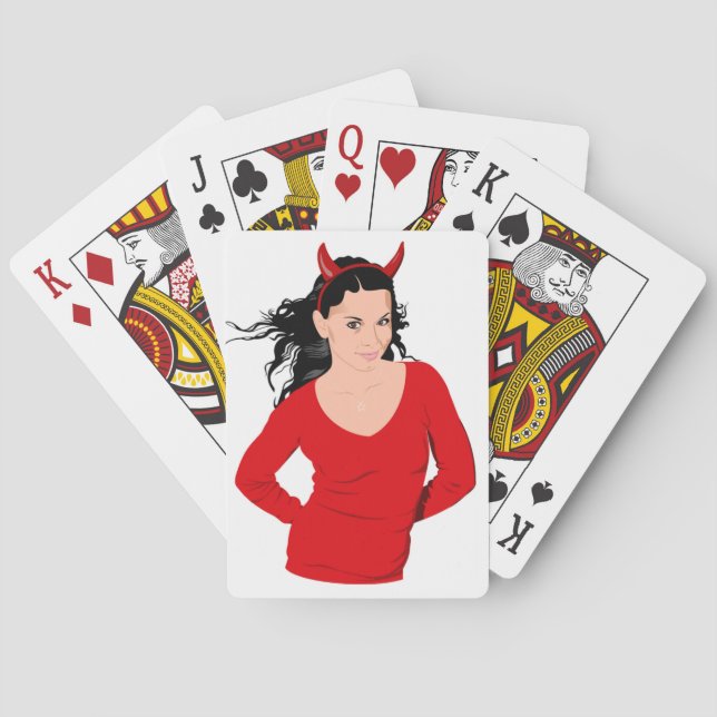 JEU DE CARTES DEVIL GIRL (dos)