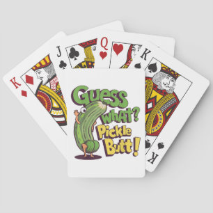 Jeu De Cartes Devinez quoi_ Pickle Butt! Drôle concombre