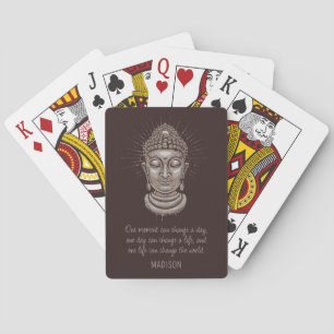 Jeu De Cartes Devis Bouddha Nom Personnalisé