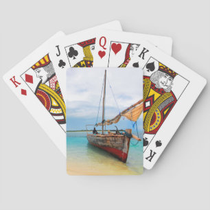 Jeu De Cartes Dhow traditionnel, Zanzibar, Tanzanie