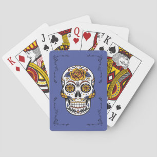 Jeu De Cartes Dia de los Muertos Crâne à sucre