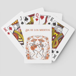 Jeu De Cartes Día de los Muertos Mariachi Squelettes Personnalis