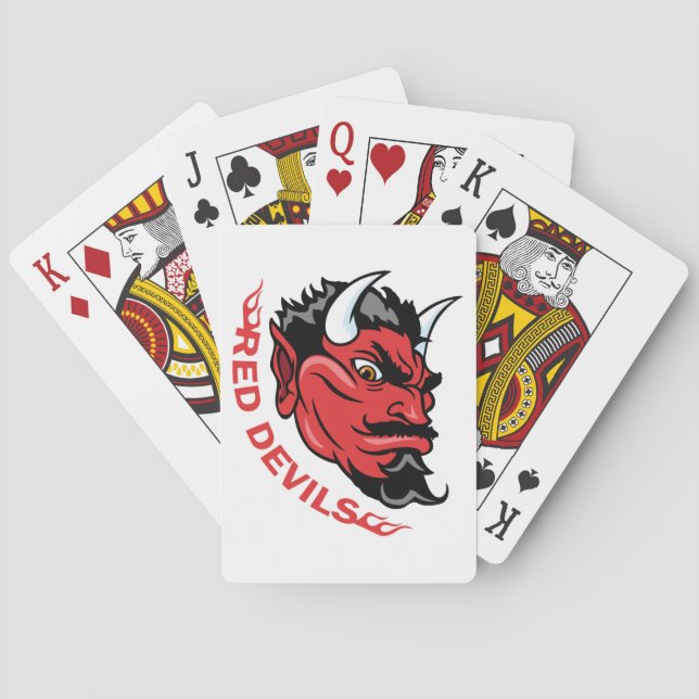Jeu De Cartes Diables rouges (dos)