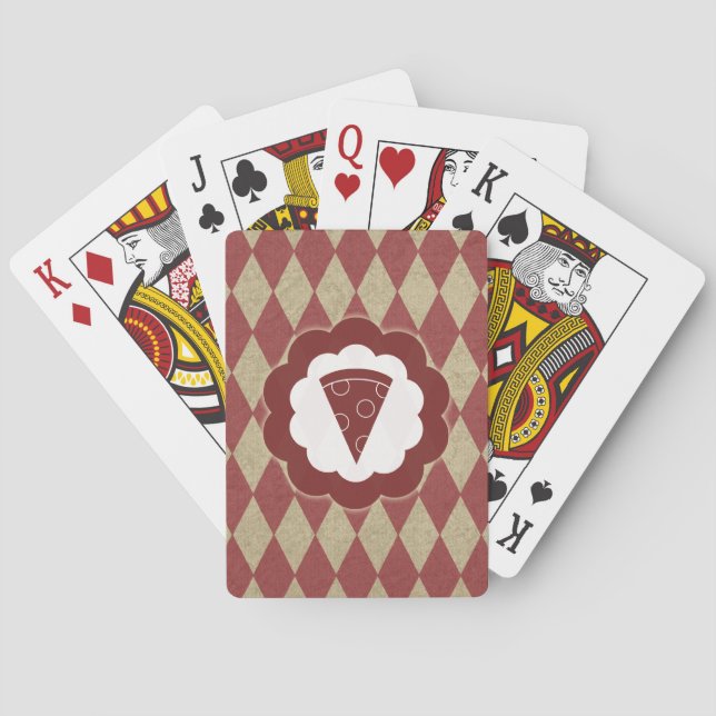 Jeu De Cartes diamants de la pizza (dos)