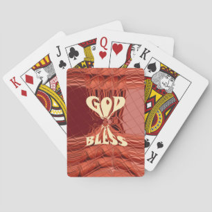 Jeu De Cartes Dieu Bénisse l'Art Imprimé