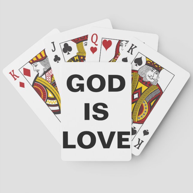Jeu De Cartes Dieu est amour (dos)