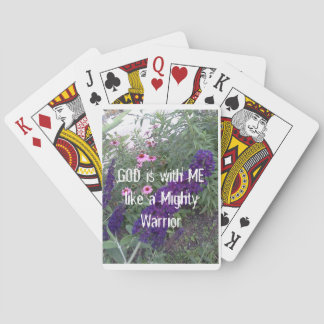 Jeu De Cartes DIEU Est Avec MOI Comme Un Puissant Guerrier