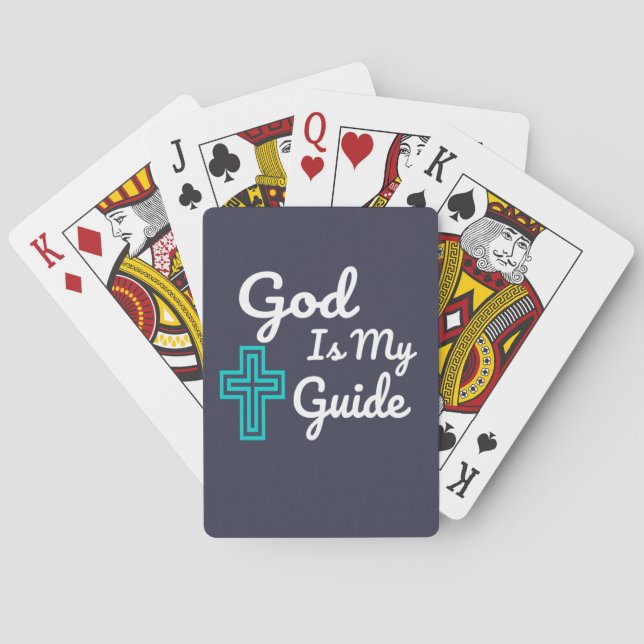 Jeu De Cartes Dieu est ma croix guide (dos)