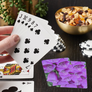 Jeu De Cartes Digitale rose mouchetée Floral