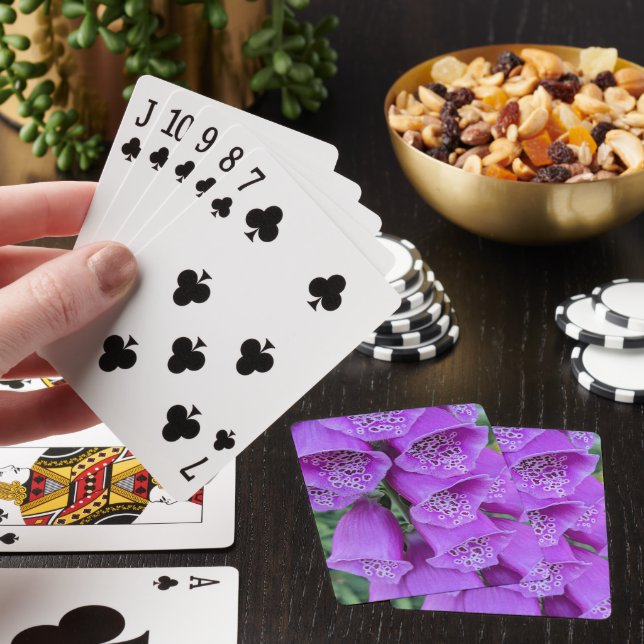 Jeu De Cartes Digitale rose mouchetée Floral (In Situ)