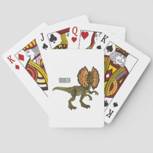 Jeu De Cartes Dilophosaurus dessin animé