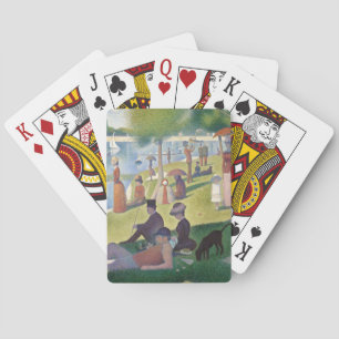 Jeu De Cartes Dimanche Après-Midi Seurat Neo Impressionniste Pei