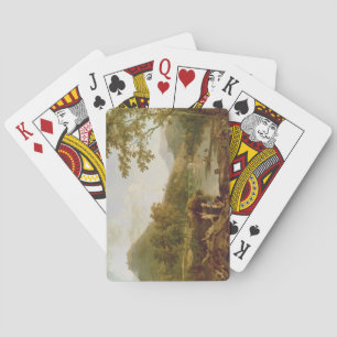 Jeu De Cartes Dinas Bran de Llangollen, 1770-71 (huile sur toile