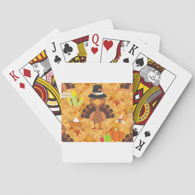 Jeu De Cartes dinde bon thanksgiving (dos)