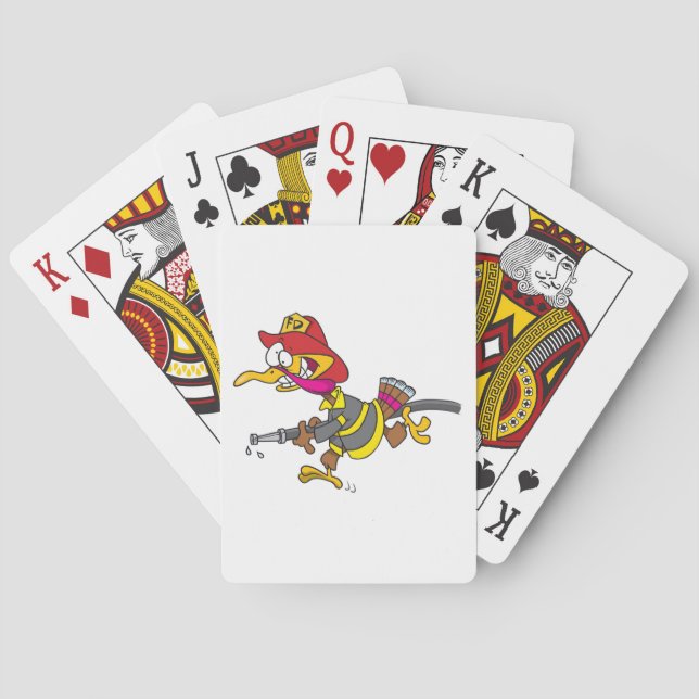 Jeu De Cartes Dindon pompier avec tuyau (dos)