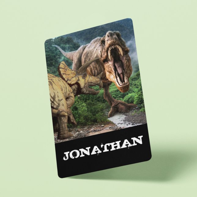Jeu De Cartes Dinosaur Tyrannosaurus Tricératops Attaque (Créateur téléchargé)