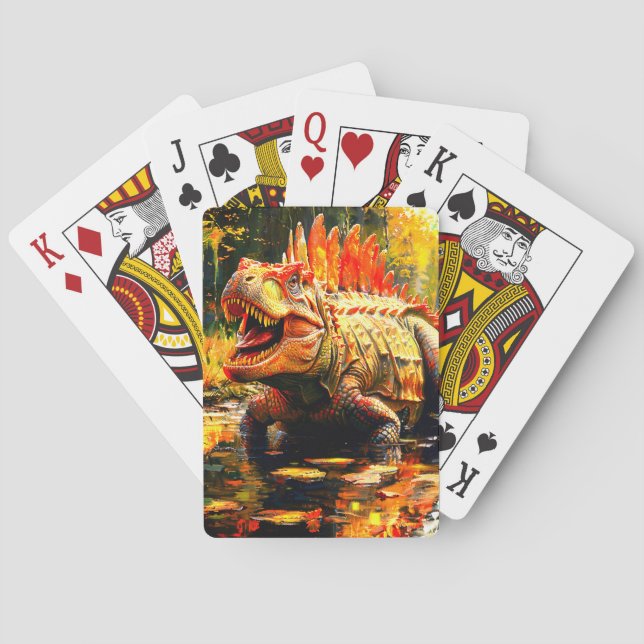 Jeu De Cartes Dinosaure (dos)